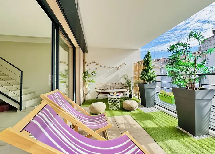 Lägenhet Le Carre Croisette - Duplex Terrasse Centre Cannes