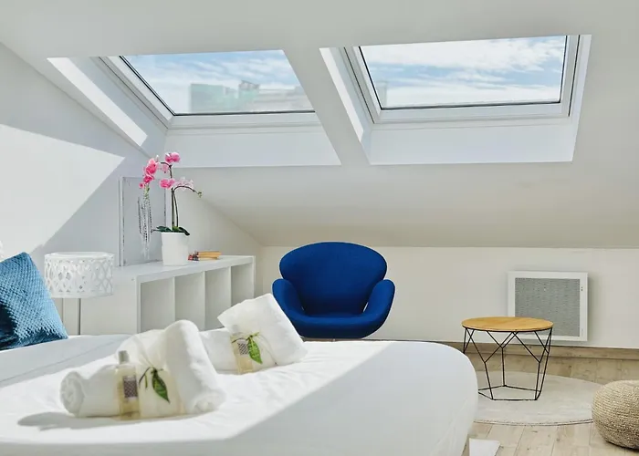 Le Carre Croisette - Duplex Terrasse Centre Lägenhet