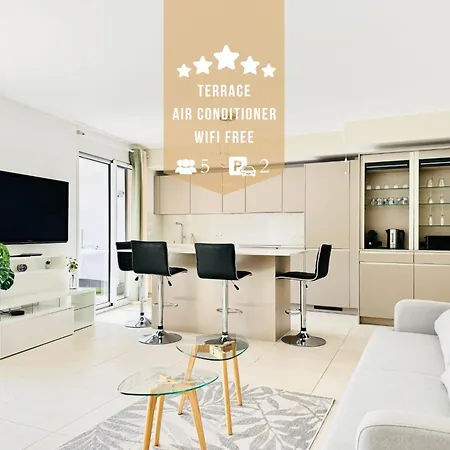 Le Carre Croisette - Duplex Terrasse Centre Appartamento